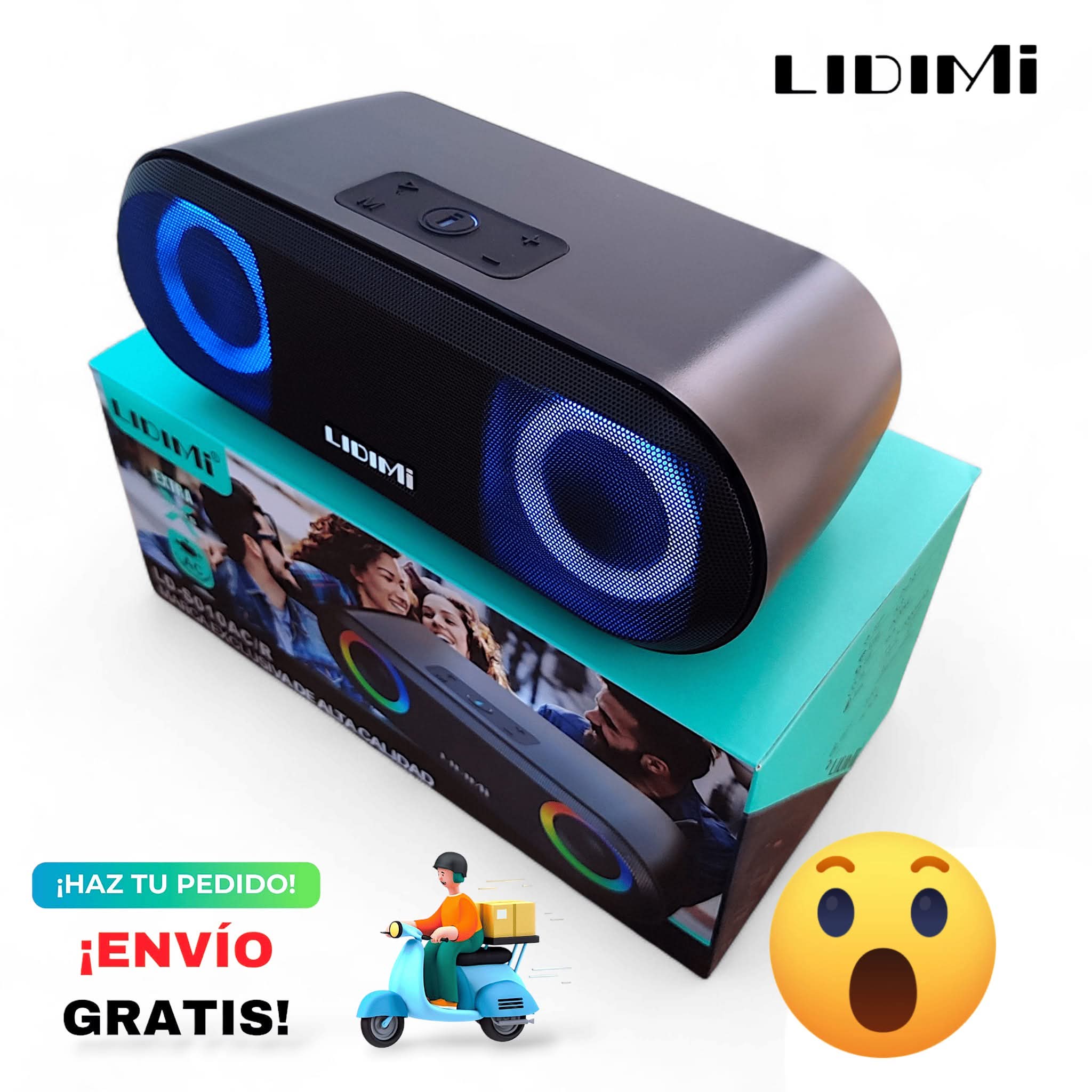 PARLANTE 40W  LIDIMI S010AC/R CON CARGA ALTERNA (Original)